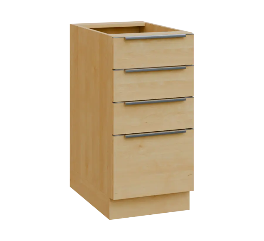 SIS - 4Z41 spodní skříňka, 4-zásuvková, 870x400x600, javor horský